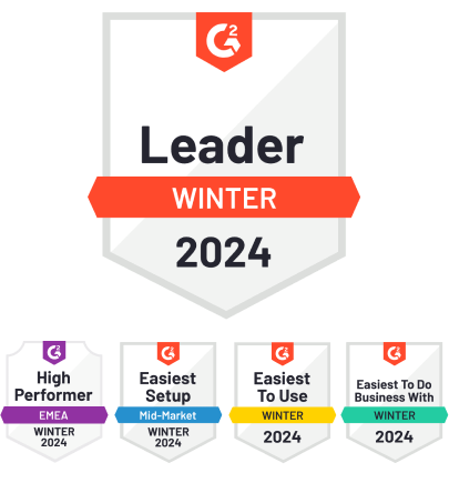 G2 badges Winter 2024